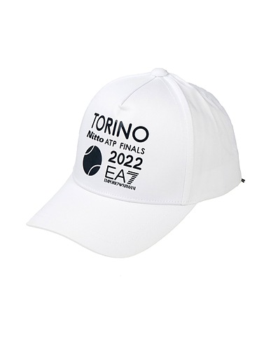 EA7 Cappello Bianco 100% Cotone