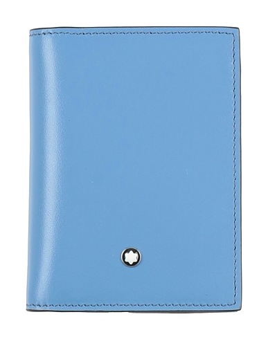 MONTBLANC Small Leather Goods Light blue Leather