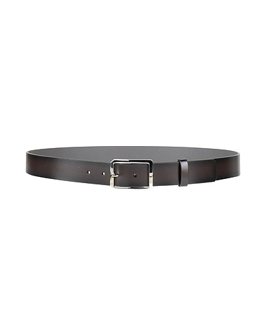 MONTBLANC Leather belt Dark brown Leather