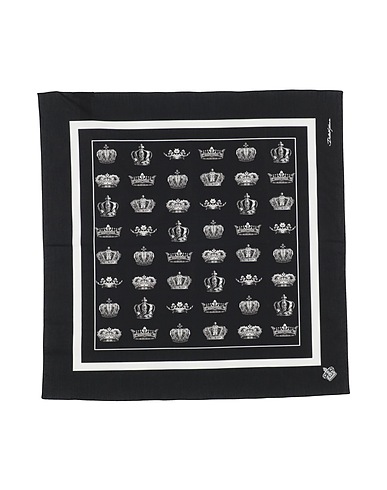 DOLCE&GABBANA Scarves and foulards Black 100% Cotton