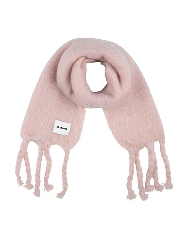 JIL SANDER+ Scarves and foulards Light pink 73% Mohair wool, 24% Wool, 3% Polyamide