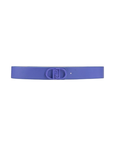 LIU •JO Belts Purple 100% Polyurethane