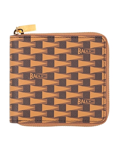 BALLY Wallet Camel Leather