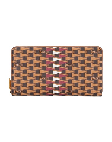 BALLY Wallet Camel Leather