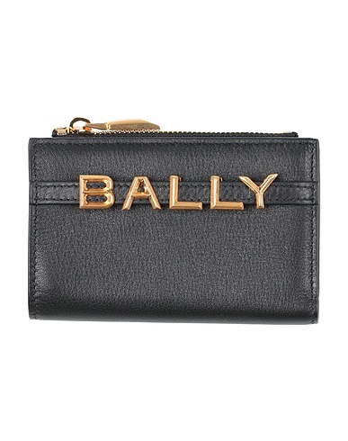 BALLY Wallet Black Leather