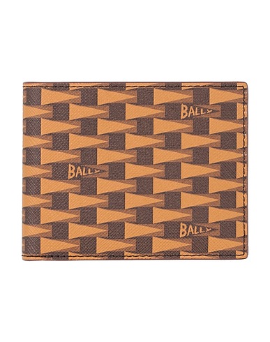 BALLY Wallet Camel Leather