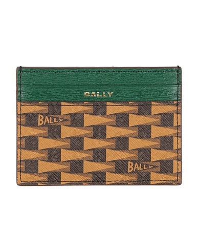 BALLY PICCOLA PELLETTERIA Verde scuro Pelle