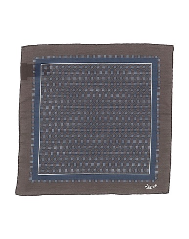 ZEGNA Ties and bow ties Dark brown 63% Cotton, 37% Silk