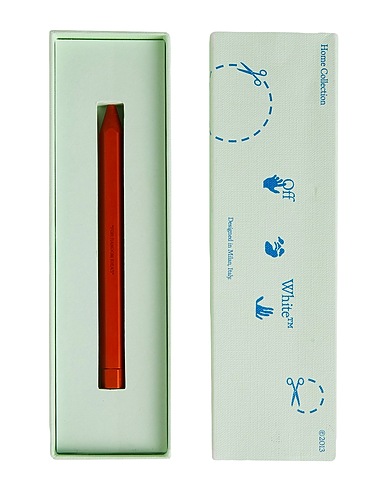 OFF-WHITE™ Stationery and Pens Orange Metal