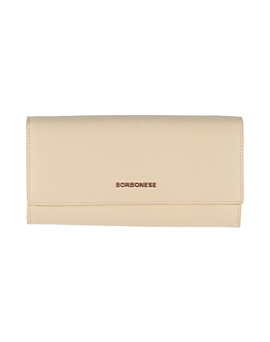 BORBONESE Portafoglio Beige 100% Pelle