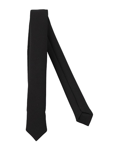 PAOLO PECORA Ties and bow ties Black 100% Polyester