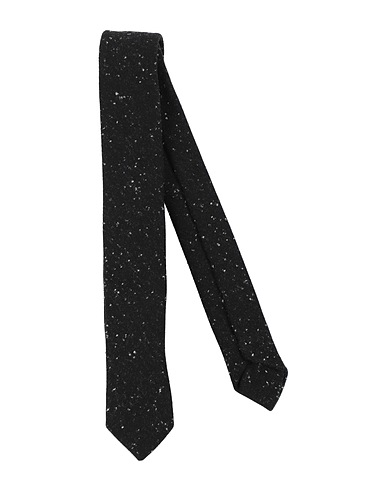 PAOLO PECORA Ties and bow ties Black 100% Cotton