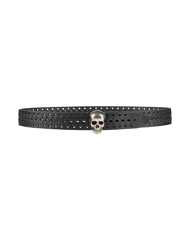 MCQUEEN Leather belt Black Leather
