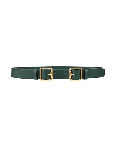 BURBERRY PRORSUM Cintura Regular Verde scuro Pelle