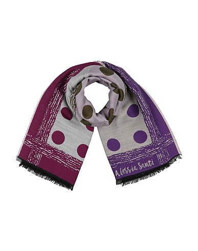 ALESSIA SANTI Scarves and foulards Lilac 36% Acrylic, 36% Wool, 28% Viscose
