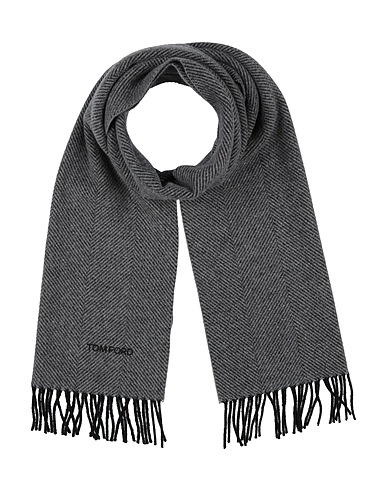 TOM FORD Scarves and foulards Grey 53% Wool, 40% Cashmere, 7% Silk