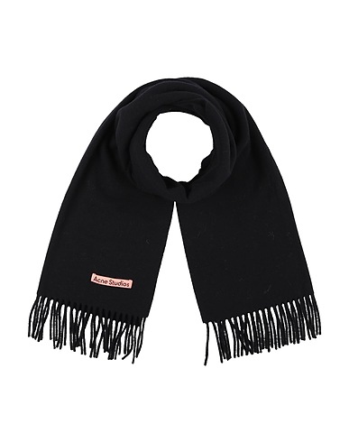 ACNE STUDIOS Bufandas y fulares Negro 100% Lana