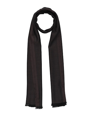 TOM FORD Scarves and foulards Dark brown 45% Cashmere, 30% Wool, 25% Silk