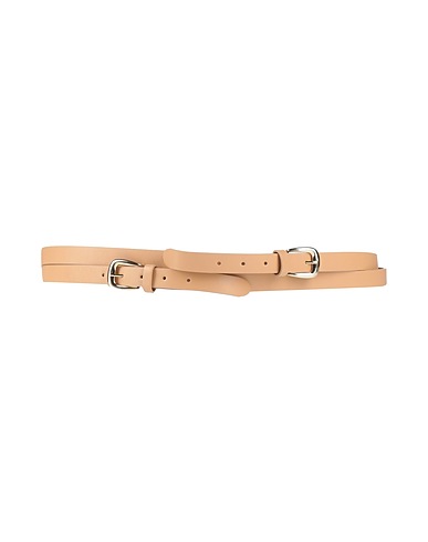 ERIKA CAVALLINI Thin belt Camel Leather