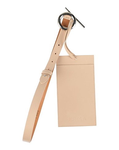 ERIKA CAVALLINI Thin belt Beige Leather