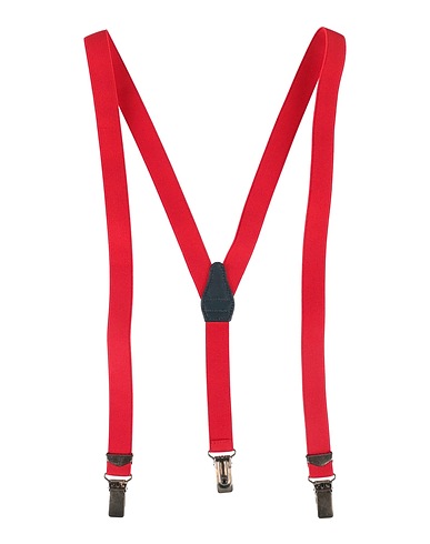 DOLCE&GABBANA Bretelle Rosso 70% Poliestere, 20% Elastan, 10% Pelle di vitello