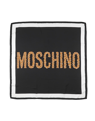 MOSCHINO Scarves and foulards Black 100% Silk