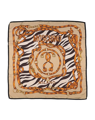 MOSCHINO Sciarpe e foulard Khaki 100% Seta