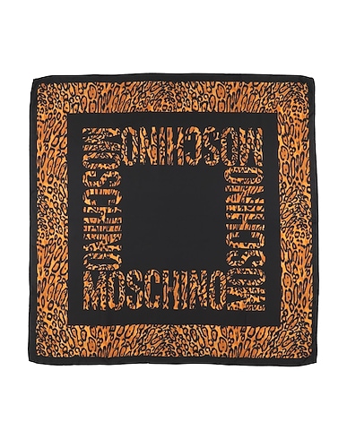 MOSCHINO Scarves and foulards Black 100% Silk