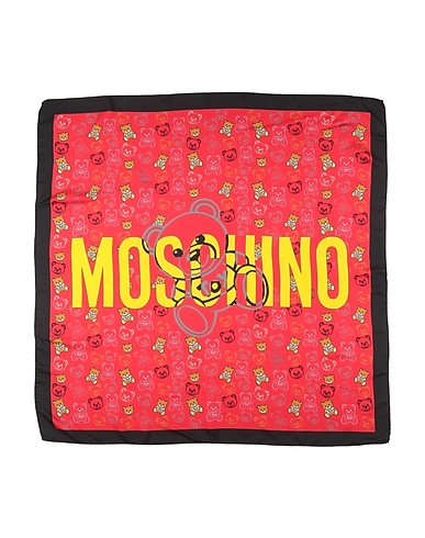 MOSCHINO Scarves and foulards Red 100% Silk