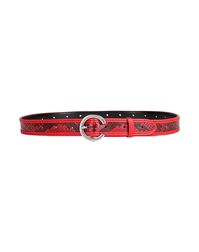 MAX&Co. Regular belt SNAKEBELT Red Cow leather