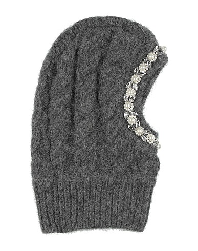 SIMONE ROCHA Hat Grey 46% Alpaca wool, 34% Polyamide, 20% Virgin Wool