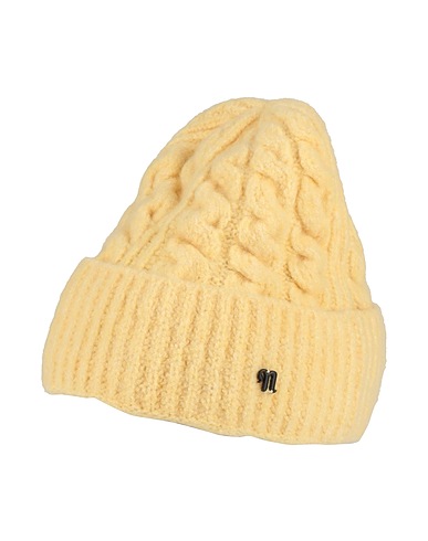 NANUSHKA Hat Yellow 72% Merino Wool, 20% Polyamide, 6% Cashmere, 2% Elastane