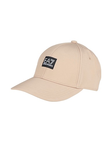 EA7 Hat Beige 97% Polyester, 3% Elastane