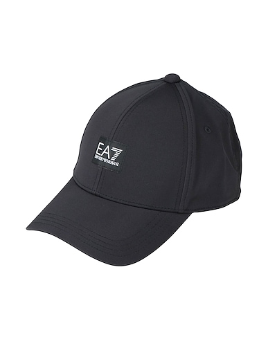 EA7 Hat Black 97% Polyester, 3% Elastane