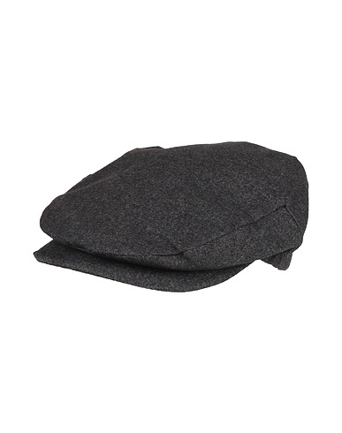 VICTOR B Hat Charcoal 98% Cotton, 2% Elastane