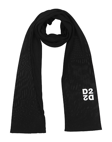 DSQUARED2 Scarves and foulards Black 100% Viscose