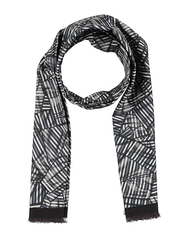 ZEGNA Scarves and foulards COUTURE Lead 82% Cotton, 18% Silk