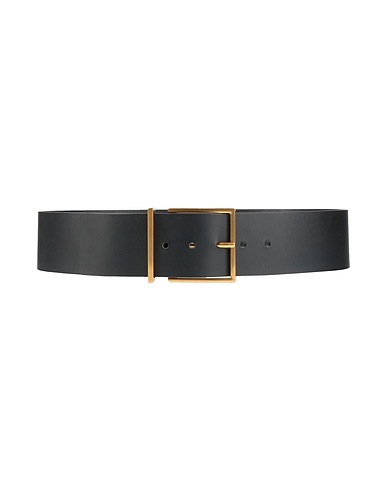 SANDRO High-waist belt Black Cowhide
