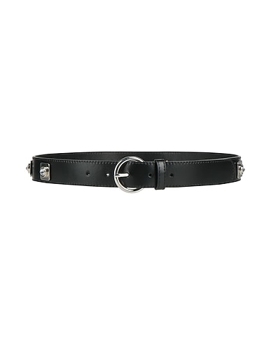 SANDRO Regular belt Black 100% Cowhide