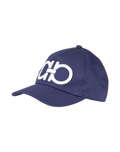 FERRAGAMO Cappello Viola scuro 95% Cotone, 5% Ottone