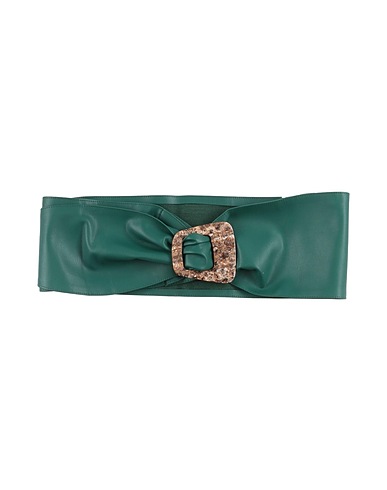 JIJIL Cinture Verde smeraldo 100% Poliestere, Poliuretano