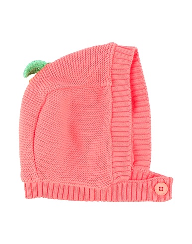STELLA McCARTNEY KIDS Hat Coral 100% Cotton