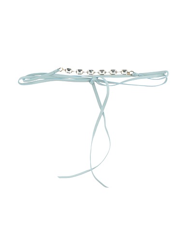 OTTOD'AME Thin belt Sky blue Leather