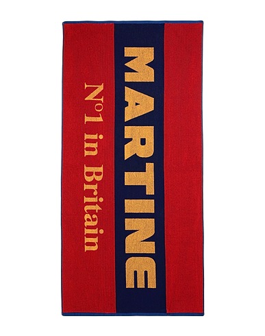 MARTINE ROSE Strandtuch Rot 100% Baumwolle
