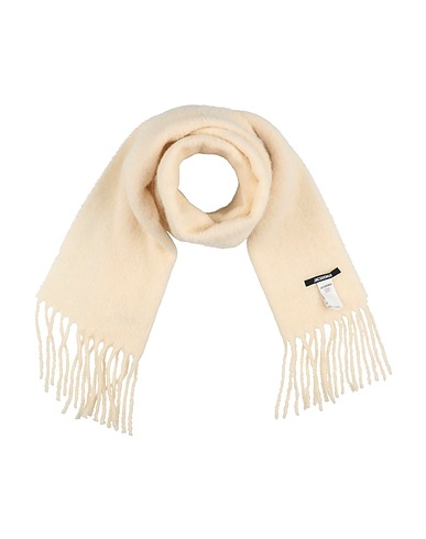 JACQUEMUS Scarves and foulards Off white 28% Alpaca wool, 28% Mohair wool, 24% Virgin Wool, 20% Polyamide