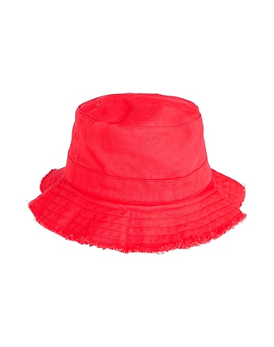 JACQUEMUS Hat Red 100% Cotton