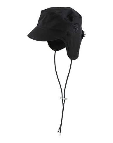 BURBERRY Hat Black 100% Cotton