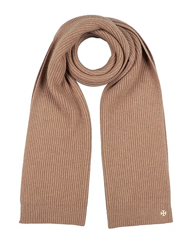 TORY BURCH Sciarpe e foulard Cammello 100% Cachemire