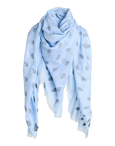 KENZO Sciarpe e foulard Celeste 55% Modal, 34% Seta, 10% Cotone, 1% Poliestere