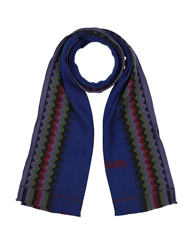 MISSONI Sciarpe e foulard Blu 100% Lana